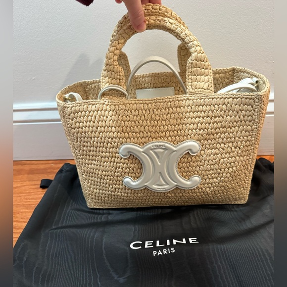 CELINE SMALL CABAS THAIS IN RAFFIA AND CALFSKIN
TAN - Picture 2 of 8